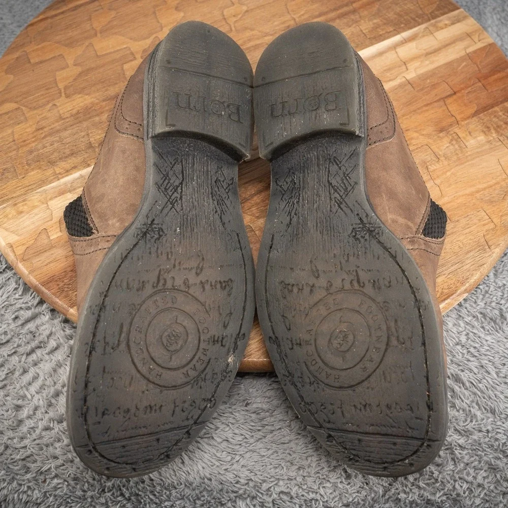 Born Women's Loafer Dark Brown‎ Slip On Size 10